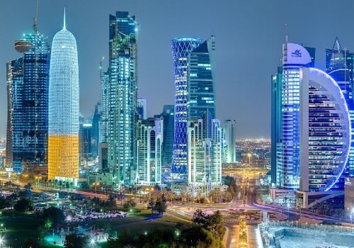 I grattacieli di Doha. la capitale. Qui fino a 20 anni fa era tutto deserto