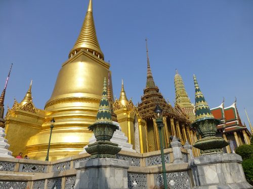 Bangkok la Pagoda d'Oro